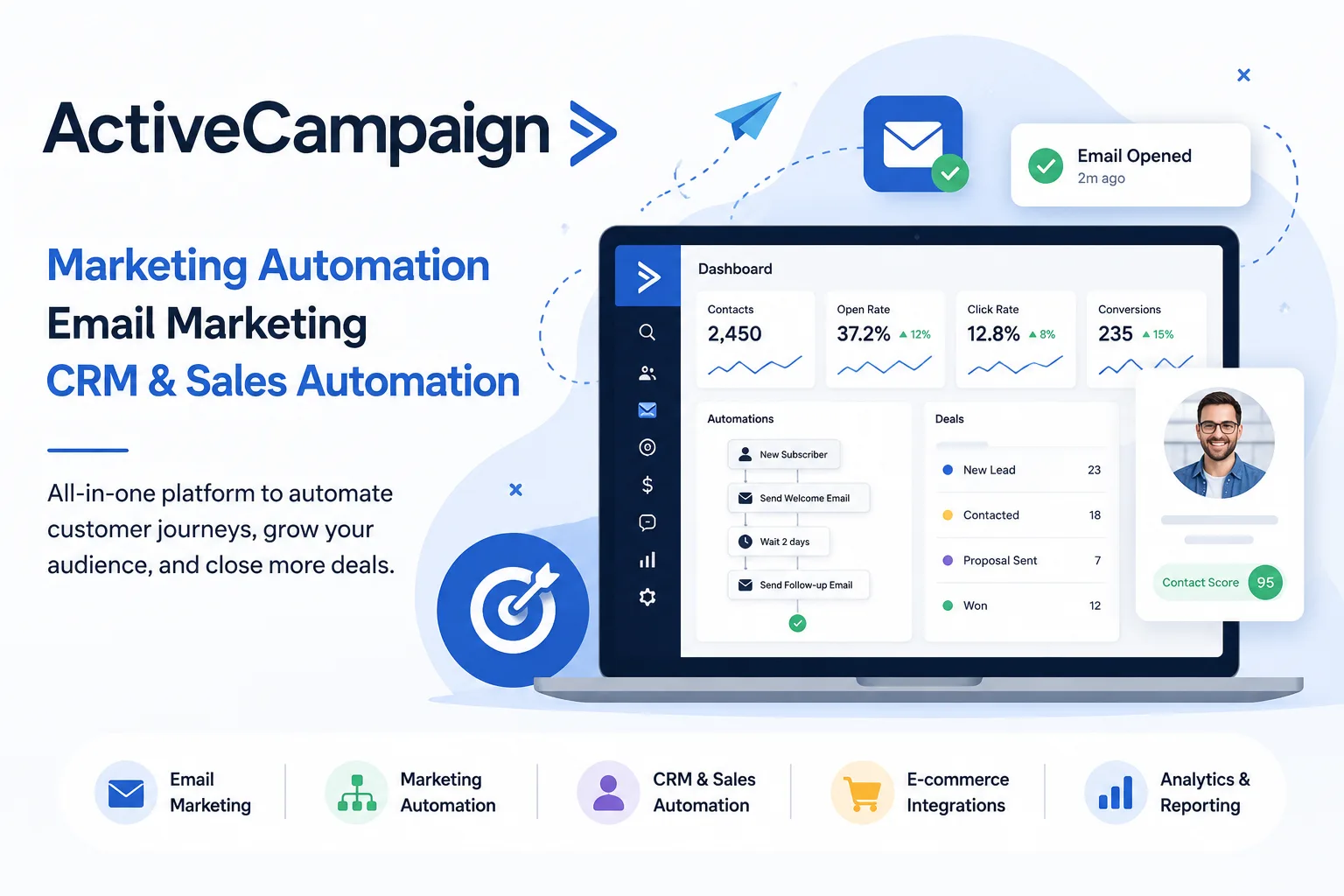 ActiveCampaign Review 2026: The Complete Marketing Automation & CRM Platform for Growing Businesses