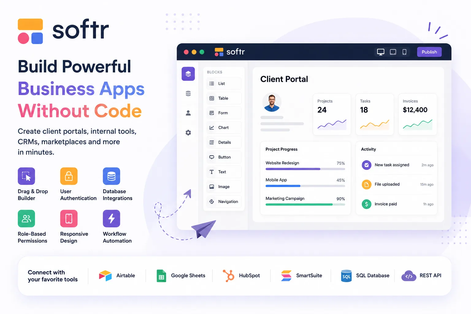 Softr Review 2026: The Complete No-Code Platform for Building Business Apps Without Coding